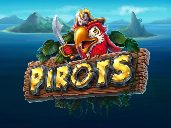 Original Pirots slot artwork from ELK Studios with the main bird mascot